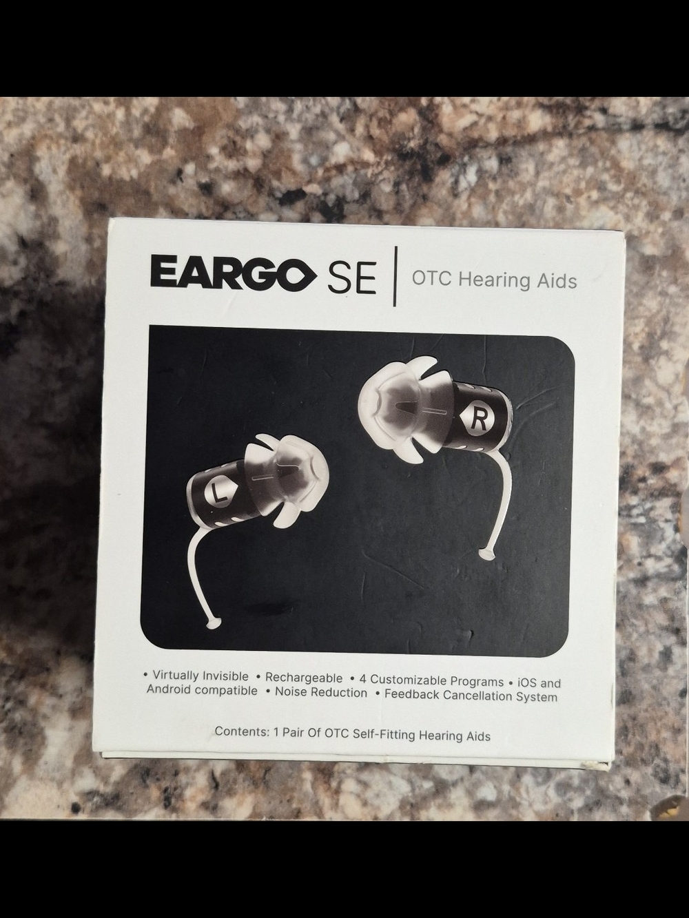 Eargo SE OTC Self-Fitting Hearing Aids 99-0155-001
